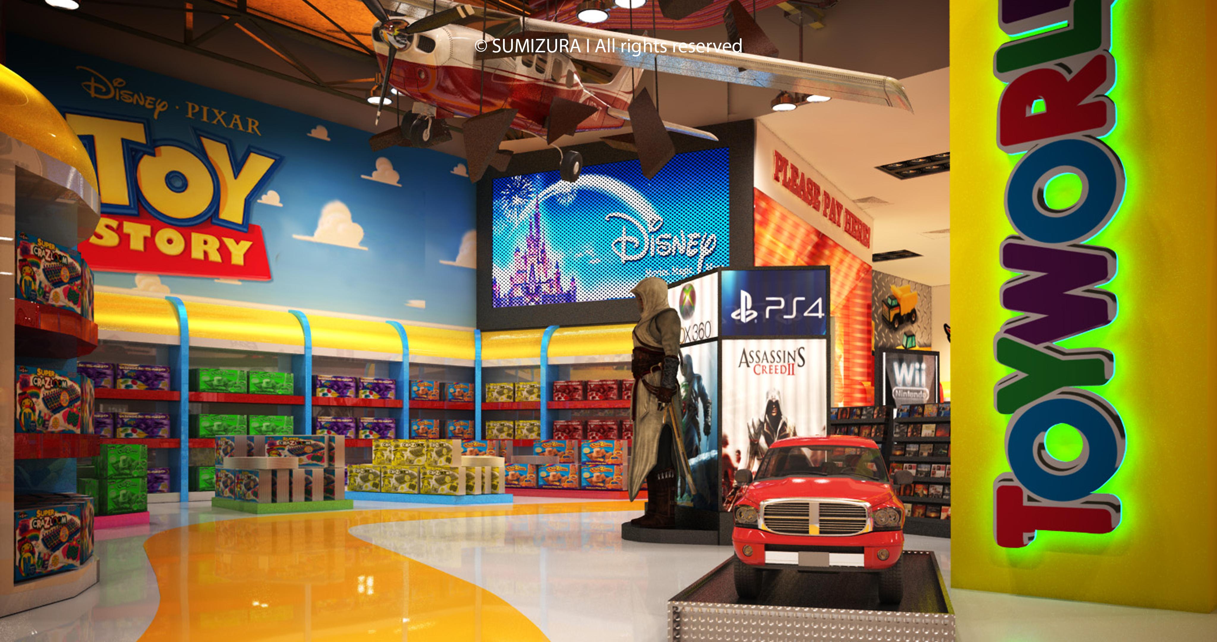 JOUET MONDE MALL OF ARABIA ESPACE DIVERTISSEMENT POUR LES ENFANTS