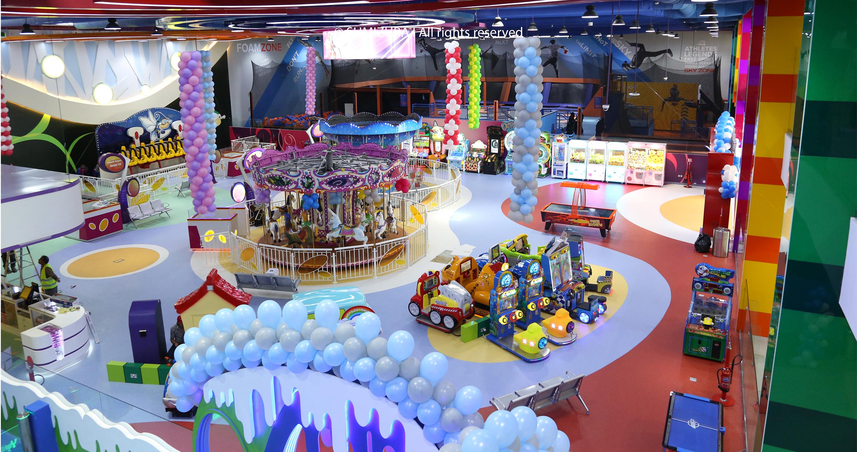 LE CAIRE SPARKY MAKANI MALL ESPACE DE DIVERTISSEMENT POUR LES ENFANTS